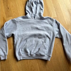 Skims Blue Hooded Sweatshirt